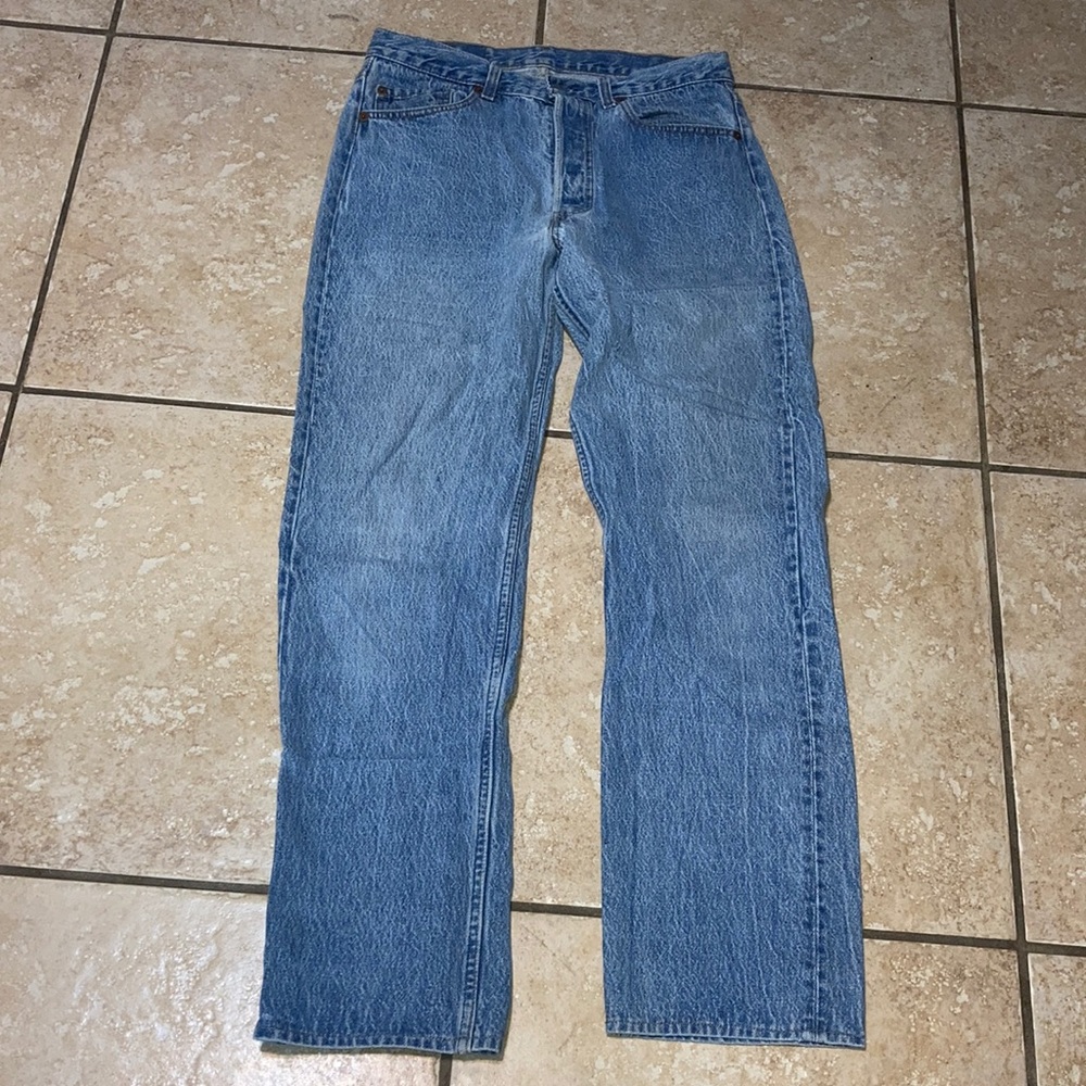 Vintage Levi’s 501 High Waisted Jeans 34X36